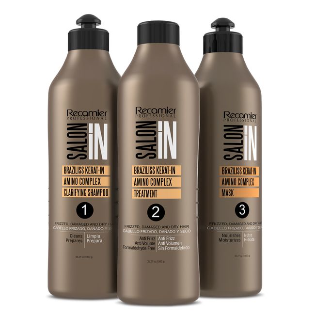 Kit Keratina Braziliss Salon In 1000ml recamierco