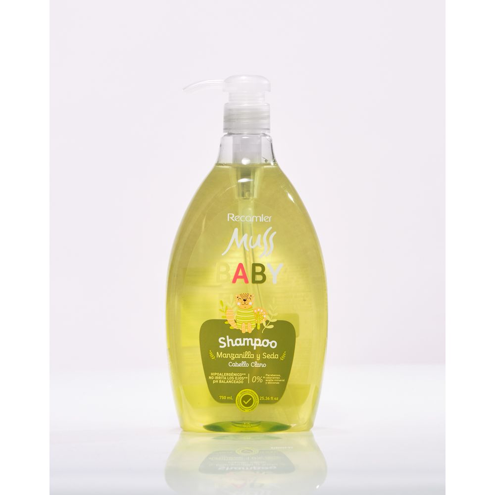 Shampoo Muss Baby Manzanilla 750ml recamierco